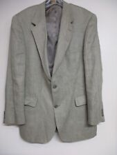 BROOKS BROTHERS moss green linen herringbone mens sport coat blazer jacket sz 41 for sale  Shipping to South Africa