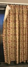 Curtains gold burgundy for sale  Shipping to Ireland