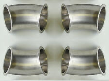 Encaixes de braçadeira tripla 4" 45 curvas sanitárias aço inoxidável 316 - conjunto de quatro , usado comprar usado  Enviando para Brazil