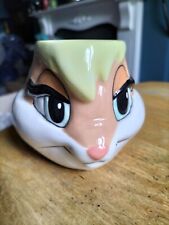 Used, VTG 1996 Warner Bros Looney Tunes Cartoon Space Jam Lola Bunny Ceramic 3D Mug for sale  LIVERSEDGE