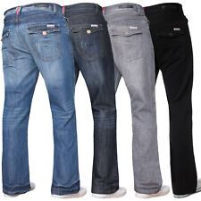 Uomo Bootcut Jeans Gamba Larga Svasato Lavoro Casual Originale APT Big Re Taglie, używany na sprzedaż  Wysyłka do Poland