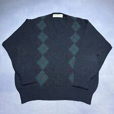 Quill’s Woollen Market Wool Ireland Hand Crafted Argyle Marled Sweater Size XL, used for sale  Shipping to South Africa