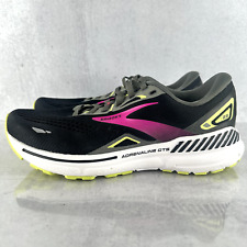 Brooks Adrenaline GTS 23 Women's 8.5 Wide Running Shoes Black Sneakers Athletic, used for sale  Shipping to South Africa