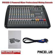 Mixer de áudio alimentado PM1000-3 saída 2x1200W para Dynacord DJ Stage pe66 comprar usado  Enviando para Brazil