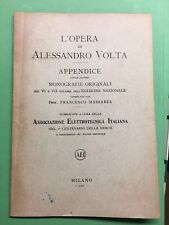 Opera alessandro volta usato  Roma