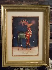 Used, Rebecca Ruegger Rudolph Art Framed And Matted for sale  Shipping to South Africa