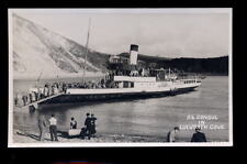 Dorset Lulworth Cove CONSUL Paddle Steamer RP PPC 1955 comprar usado  Enviando para Brazil