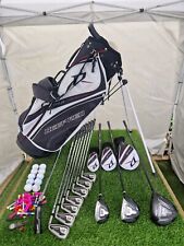 Used, Wilson Deep Red Tour Golf Club Set & Stand Bag - Regular Flex Shafts - RH for sale  Shipping to South Africa