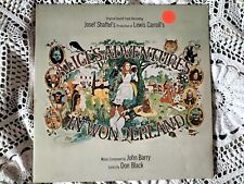 John Barry Don Black Alice's Adventures In Wonderland Original Film Soundtrack  for sale  Shipping to South Africa