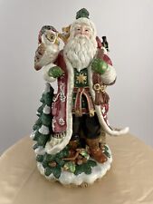 Used, Fitz & Floyd Christmas Lodge 18.5" Centerpiece Santa 2005 for sale  Pensacola