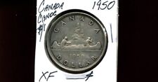 Dólar de plata ""canoa"" canadiense km-46, 1950 en estado XF segunda mano  Embacar hacia Mexico