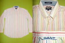 FREEBOARD POPLIN Shirt GANT (2XL) (XXL) 100% COTTON PERFECT Regular Fit Striped for sale  Shipping to South Africa