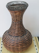 Rattan woven vase for sale  NOTTINGHAM
