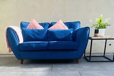 Seater velvet sofa for sale  SEVENOAKS