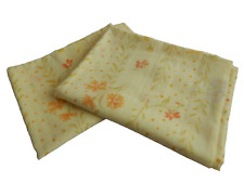 Vintage pillowcases yellow for sale  Shipping to Ireland