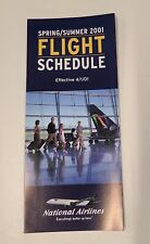 National airlines timetable for sale  Washington