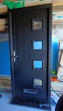 Black composite door for sale  TELFORD