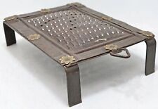 Ferro antigo ralador de utensílios de cozinha original velho feito à mão gravado, usado comprar usado  Enviando para Brazil