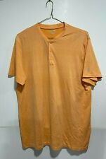Camisa de tenis Henley de cuello redondo de la marca Prince naranja ¡bonita! Talla XL, usado segunda mano  Embacar hacia Mexico