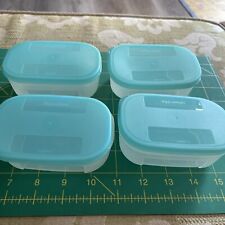 Conjunto (4) NOVO VINTAGE TUPPERWARE #2086A Freezer Mates (Pequeno Raso 4-3/4oz) e Tampas comprar usado  Enviando para Brazil