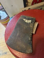 Vintage Old Used 4 Lb Single Bit Axe Wide Head Tool Marked Stamped Plumb USA for sale  Shipping to Canada