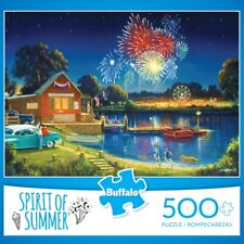 Buffalo Games Spirit of Summer 4th of July at the Lake Jigsaw Puzzle 500 Piece for sale  Shipping to South Africa