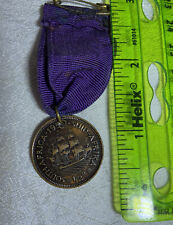 Vintage 1950s South Africa Suid Afrika Elizabeth II Regina Coin Medal Ribbon K for sale  Shipping to South Africa