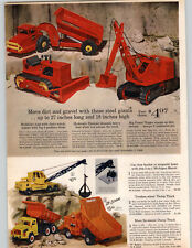 1965 PAPER AD Nylint Toy Trucks Power Digger Michigan Shovel Tandem Dump Marx for sale  North Royalton