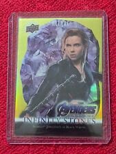2022 Marvel Allure Infinity Power Stones GOLD /99 Scarlett Johansson Black Widow for sale  Shipping to South Africa