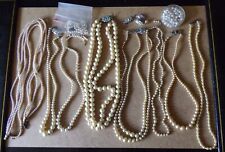 Eight vintage pearl for sale  FARNHAM