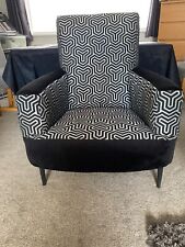 Accent chair silver for sale  ROMFORD