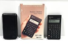 Hewlett Packard HP 10B Business Financial Calculator W/ Cover & Manual Working! for sale  Shipping to South Africa