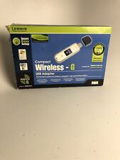 Adaptador de red USB compacto inalámbrico Linksys WUSB54GC, sin usar y en caja segunda mano  Embacar hacia Argentina