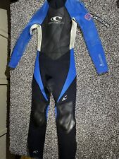 O'Neill Zip Full Wetsuit Size 10 RN STYLE# 0665 100% Nylon Blue Black for sale  Shipping to South Africa