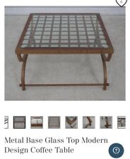 quartz metal coffee table for sale  Richlands