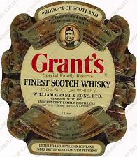 SCOTLAND Glasgow William GRANT’S Scotch Whisky label, usado comprar usado  Enviando para Brazil