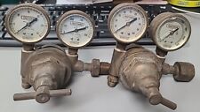 Used, Vtg Brass Craftsman Made in USA Oxygen / Acetylene LP Gauges 624.54300 Untested for sale  Shipping to South Africa