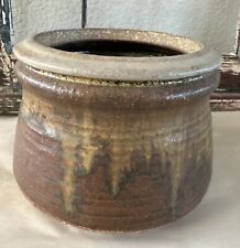 Brown stoneware planter for sale  Valley Center