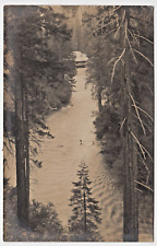 c1906 La Moine, Shasta County, California~McCloud River & House~RPPC Postcard for sale  Shipping to South Africa