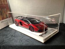 Lamborghini Aventador NOVITEC (rojo metálico) [Davis & Giovanni] escala 1/18 segunda mano  Embacar hacia Argentina