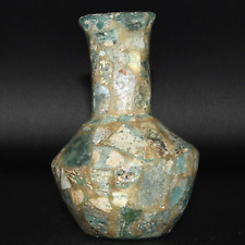 Genuine Ancient Roman Glass Bottle with Blue Patina Circa 1st - 2nd Century AD for sale  Shipping to South Africa