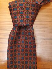 Swaine Adeney 1750 Hand made in England 100% pure silk neck tie MINT, used for sale  Shipping to South Africa