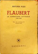 Flaubert. formazione letterari usato  Italia