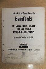 Bamford egk stationary for sale  BRIDPORT