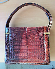 Krokohandtasche vintage rigina gebraucht kaufen  Werden