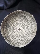 Sânscrito lindamente escrito ** Tigela de oração de encantamento de cerâmica - Tamanho 8" comprar usado  Enviando para Brazil