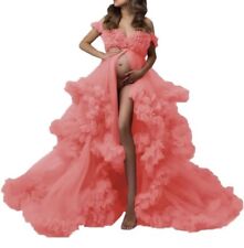 Coral tulle robe for sale  Le Grand