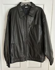 Mens black leather for sale  Monroe Township
