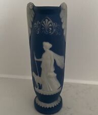 ANTIQUE WEDGWOOD Blue Jasper ware Neoclassical GODDESS DIANA VASE for sale  Shipping to South Africa