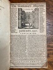 1796 gentleman magazine for sale  Valdosta